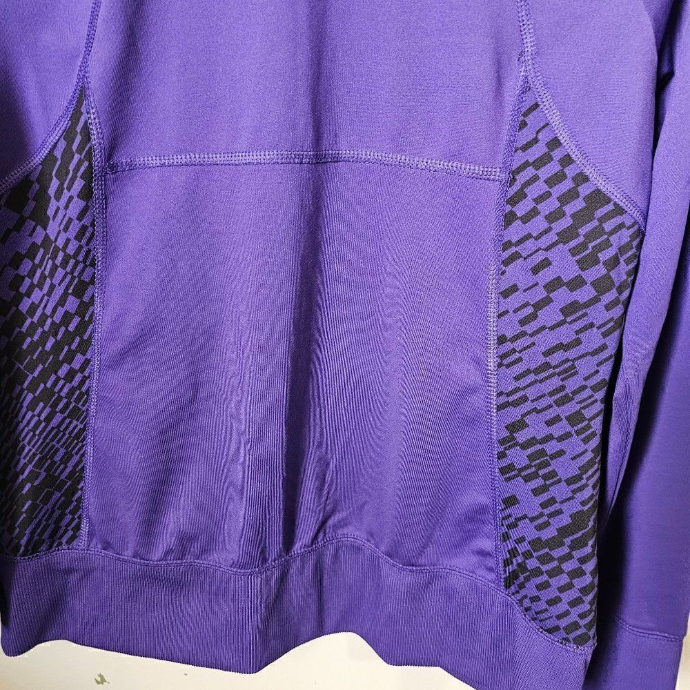 EUC TEK GEAR BLUE MOCK NECK ZIP UP WITH POCKETS ACTIVEWEAR SIZE M - Picture 3 of 13